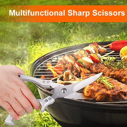 Stainless Steel Poultry Shears with Multifunction