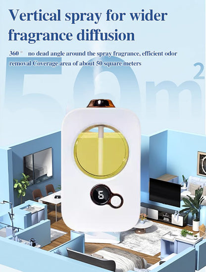 Ultrasonic Aroma Diffuser with LED Light and Essential Oils