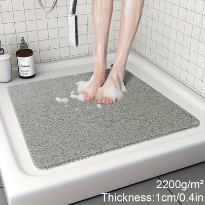 Non-slip shower mat with loofah texture – quick-drying
