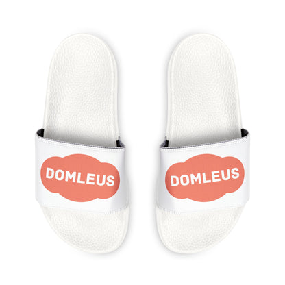 Domleus Sandalen – Weiße Sandalen mit abnehmbaren Riemen