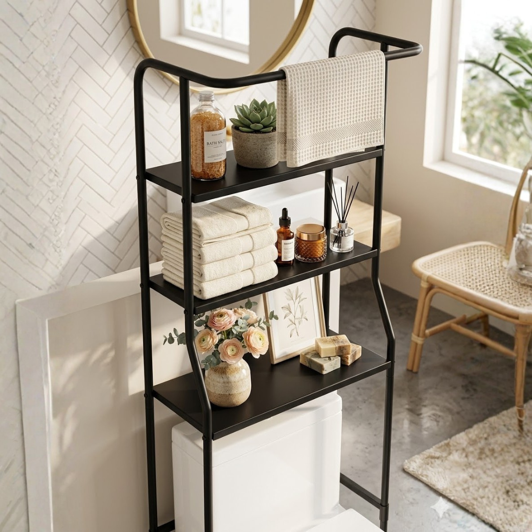 Toilet Shelf with 3 Levels