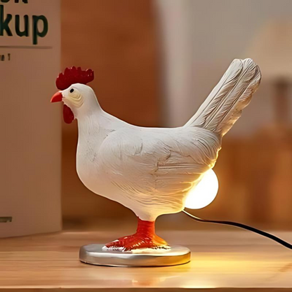 Chicken Table Lamp – Funny Decoration with Warm Light