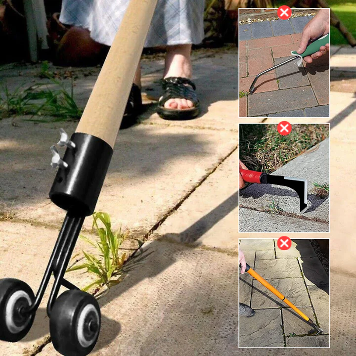 Double-Wheel Joint Cleaner – Removes Weeds from Joints & Edges