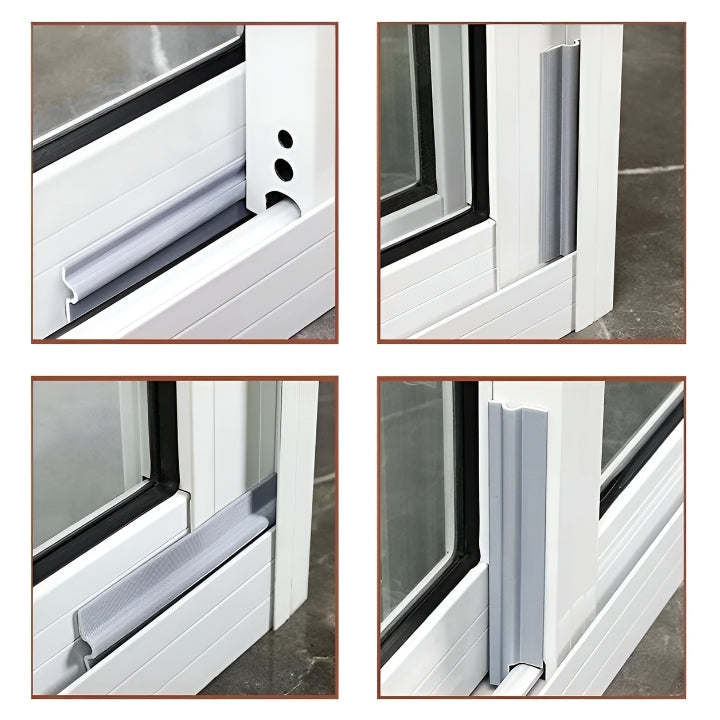Self-adhesive window seal for doors and windows