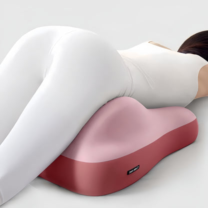 Wedge pillow for couples with ergonomic shape