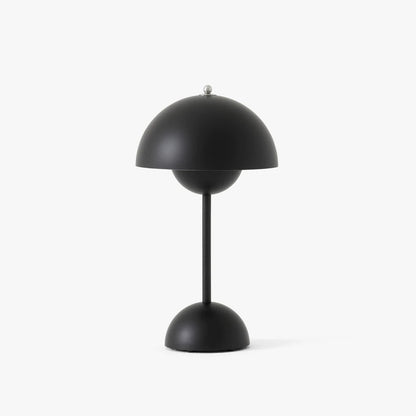 Dimmable LED Table Lamp with Battery – Mushroom Shape Design
