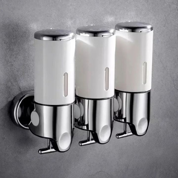 Wall-mounted soap dispenser – 500 ml capacity with pump mechanism