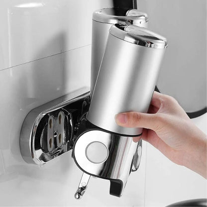 Wall-mounted soap dispenser – 500 ml capacity with pump mechanism