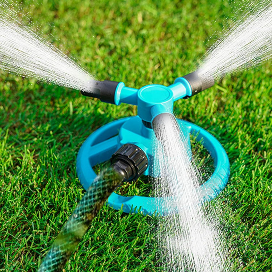 360° Lawn Sprinkler – Even Watering Without Repositioning