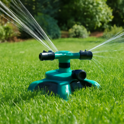 360° Lawn Sprinkler – Even Watering Without Repositioning