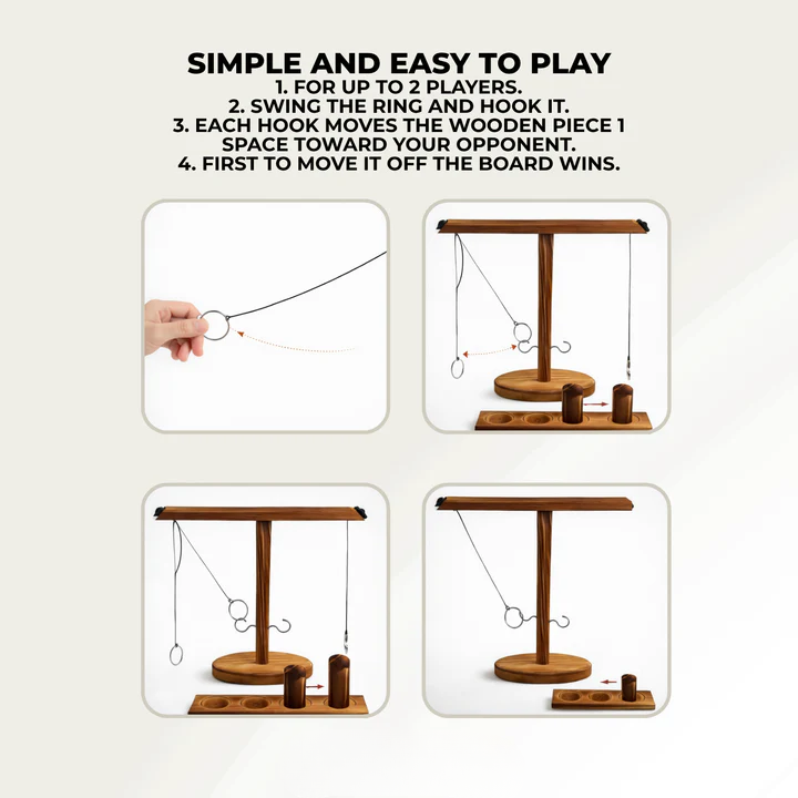 Wooden Ring Toss Game – Fun for the Whole Family