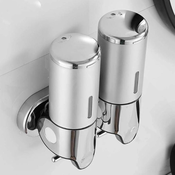 Wall-mounted soap dispenser – 500 ml capacity with pump mechanism