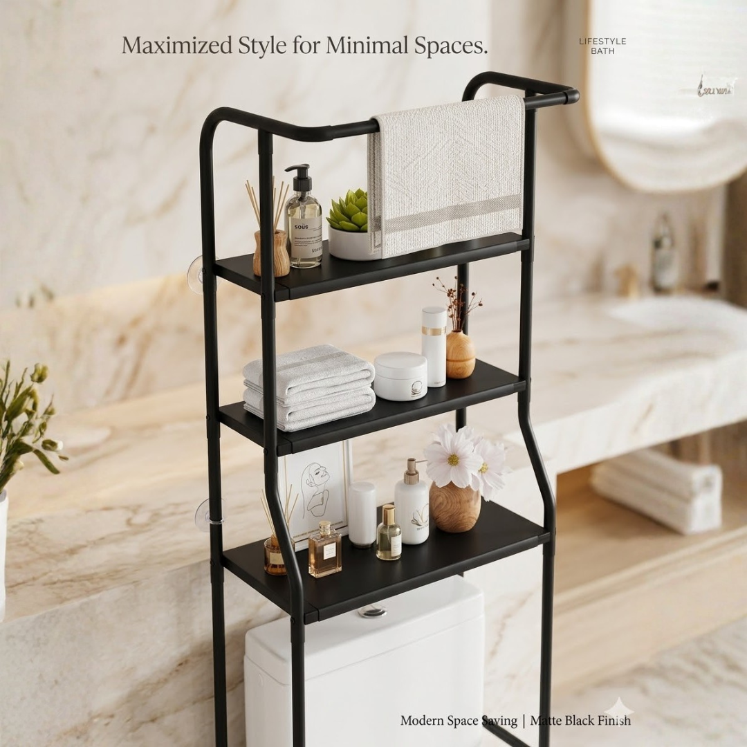 Toilet Shelf with 3 Levels