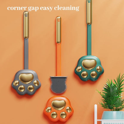 Toilet Brush Silicone Cat Paw – Scratch-Free and Hygienic