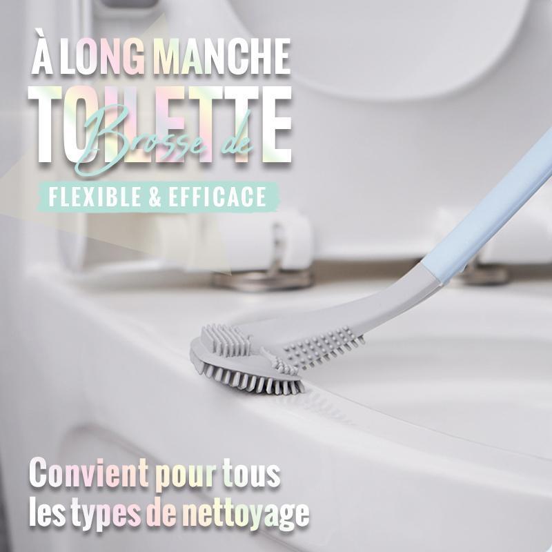 Toilet brush with long handle – Triangular TPR brush head