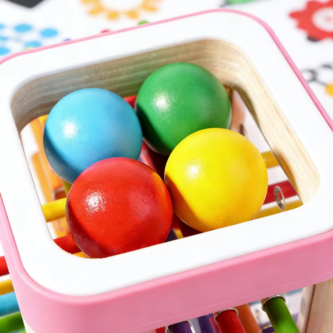 Wooden Stacking Tower Game – Develop Fine Motor Skills from Age 3