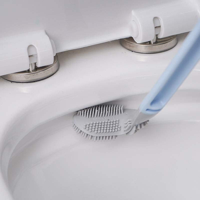 Toilet brush with long handle – Triangular TPR brush head