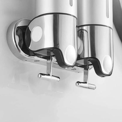 Wall-mounted soap dispenser – 500 ml capacity with pump mechanism