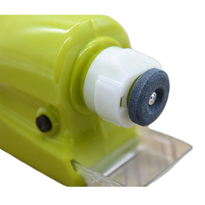 Electric knife sharpener with batteries – Automatic guide