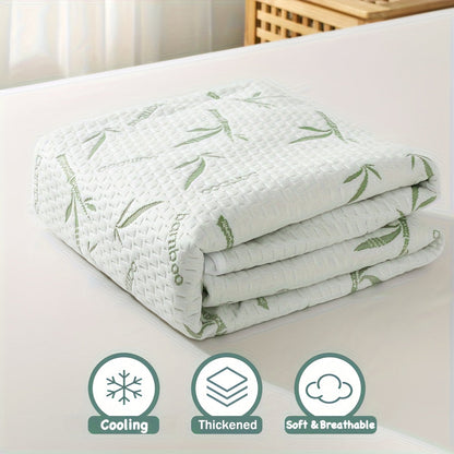 Bamboo Mattress Protector with Cooling 3D Air Layer
