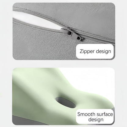 Wedge pillow for couples with ergonomic shape
