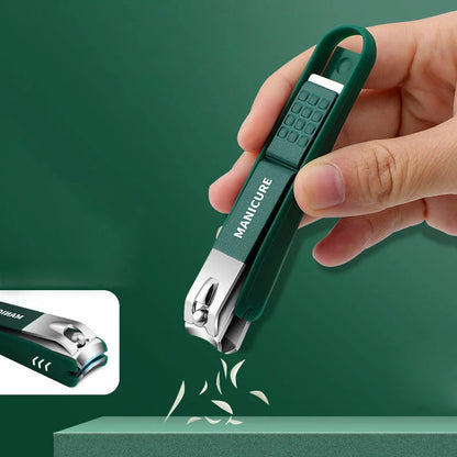 Nail Clipper Set Stainless Steel 4-piece with Splash-Proof Design