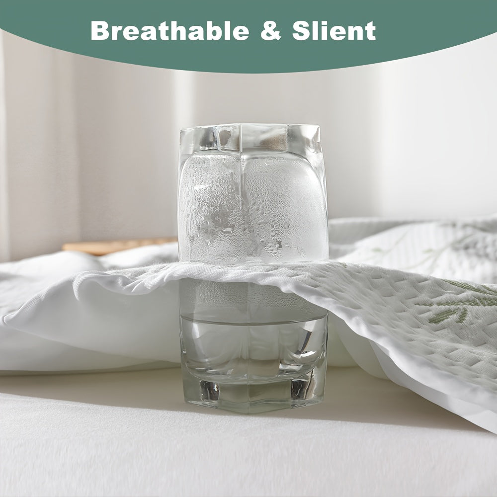 Bamboo Mattress Protector with Cooling 3D Air Layer