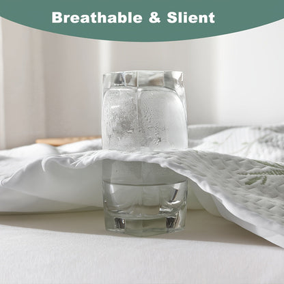 Bamboo Mattress Protector with Cooling 3D Air Layer