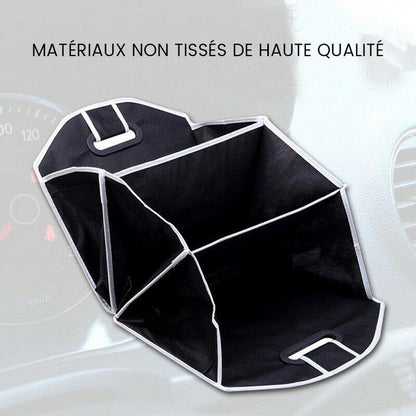 Foldable trunk bag with 3 compartments – Black