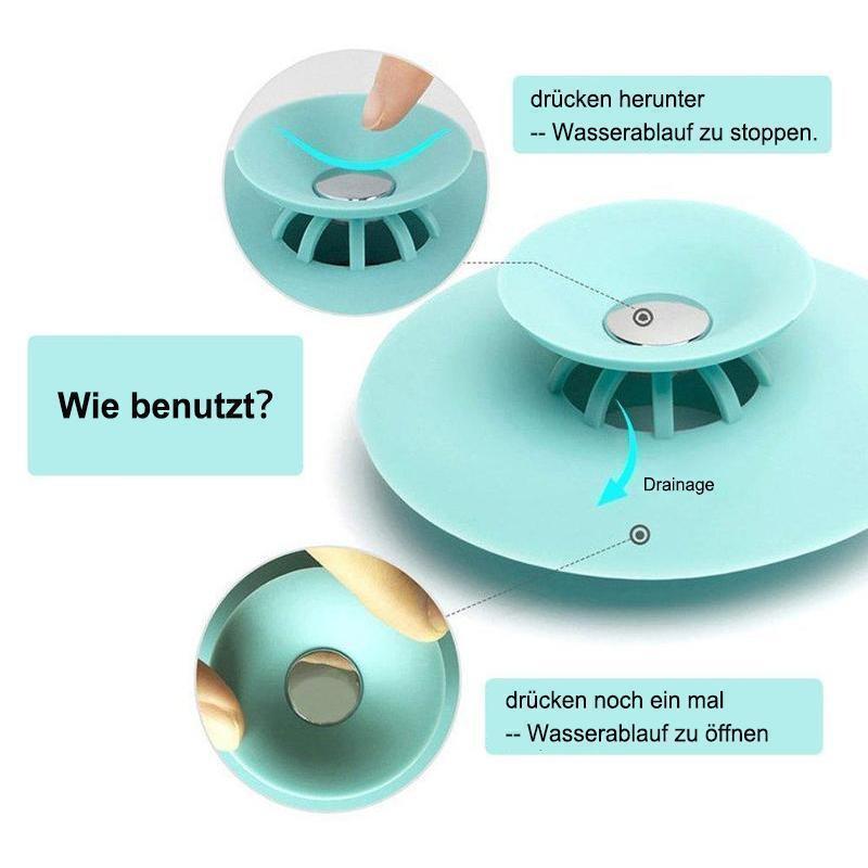Drain stopper with hair strainer – prevent clogs