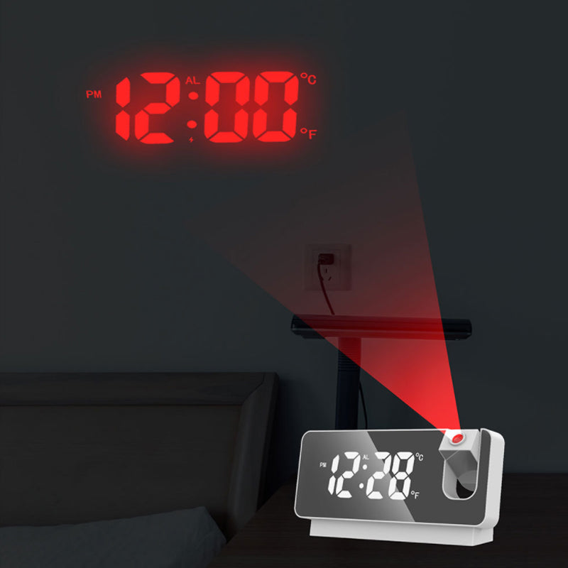 Digital Projection Alarm Clock with Ceiling Projection