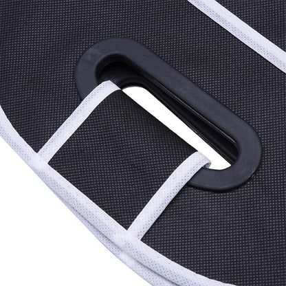 Foldable trunk bag with 3 compartments – Black