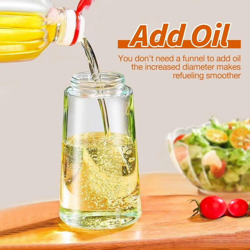 Glass Oil Sprayer 2-in-1 with Spray and Pour Function