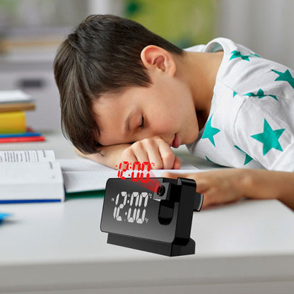 Digital Projection Alarm Clock with Ceiling Projection