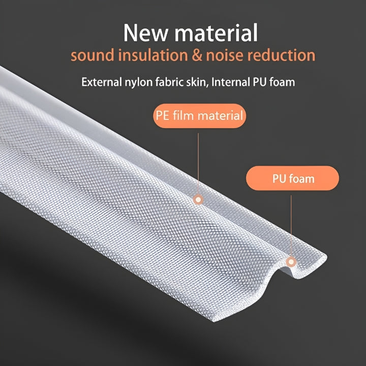 Self-adhesive window seal for doors and windows