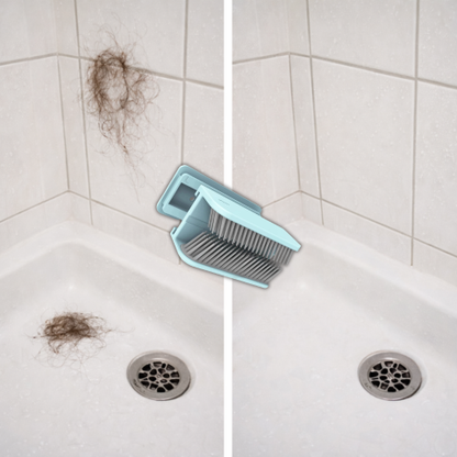 Silicone Hair Catcher for Shower with Adhesive Strip