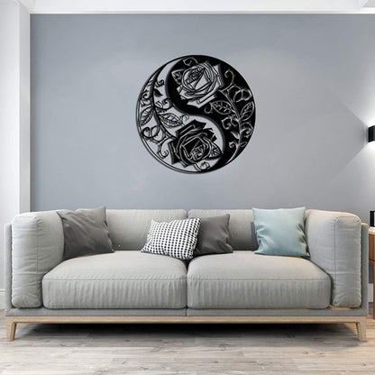 Metal wall decoration tree of life with birds