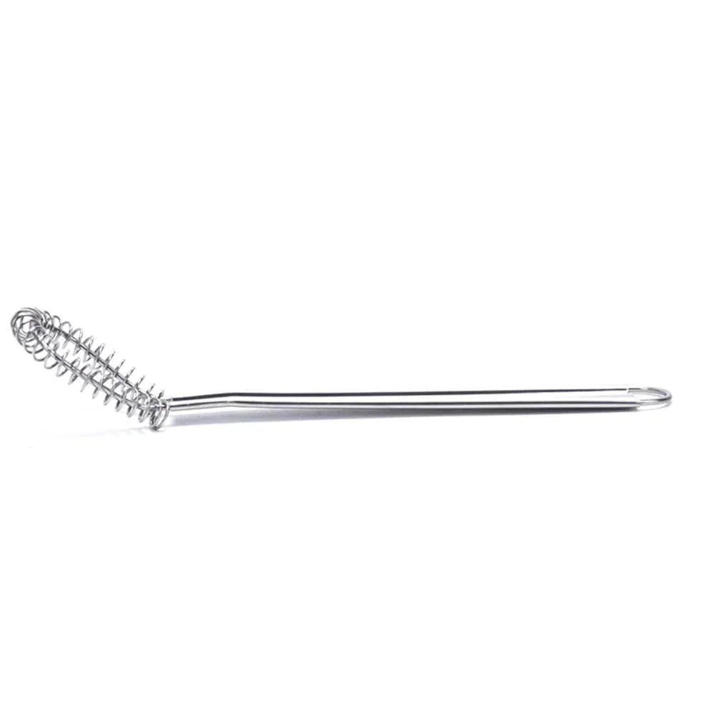 Stainless Steel Whisk with Spring Mechanism for Lump-Free Sauces