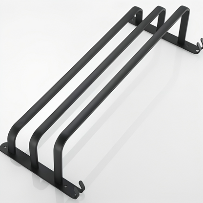 Wall-mounted towel holder without drilling – 2 or 3 bars