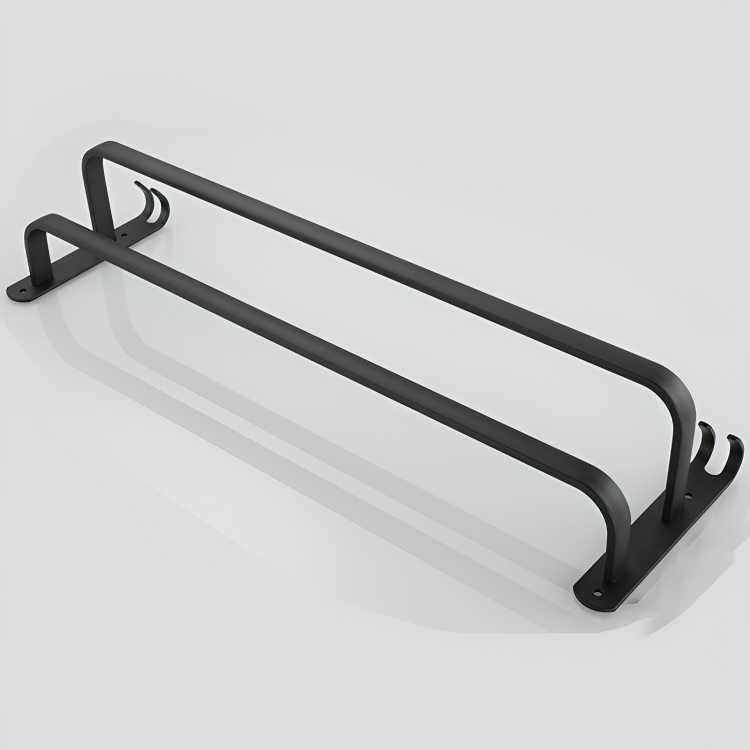 Wall-mounted towel holder without drilling – 2 or 3 bars