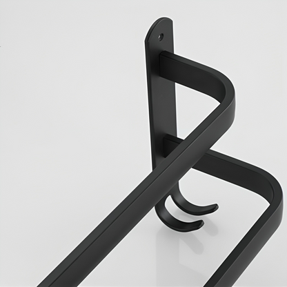 Wall-mounted towel holder without drilling – 2 or 3 bars