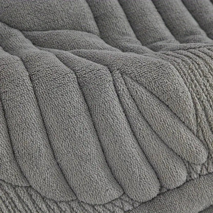 Armchair cover for recliner with leaf pattern