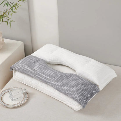 Wake up without neck pain — Ergonomic support pillow for side and back sleepers