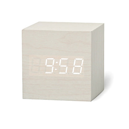 Digital LED Alarm Clock with Temperature Display