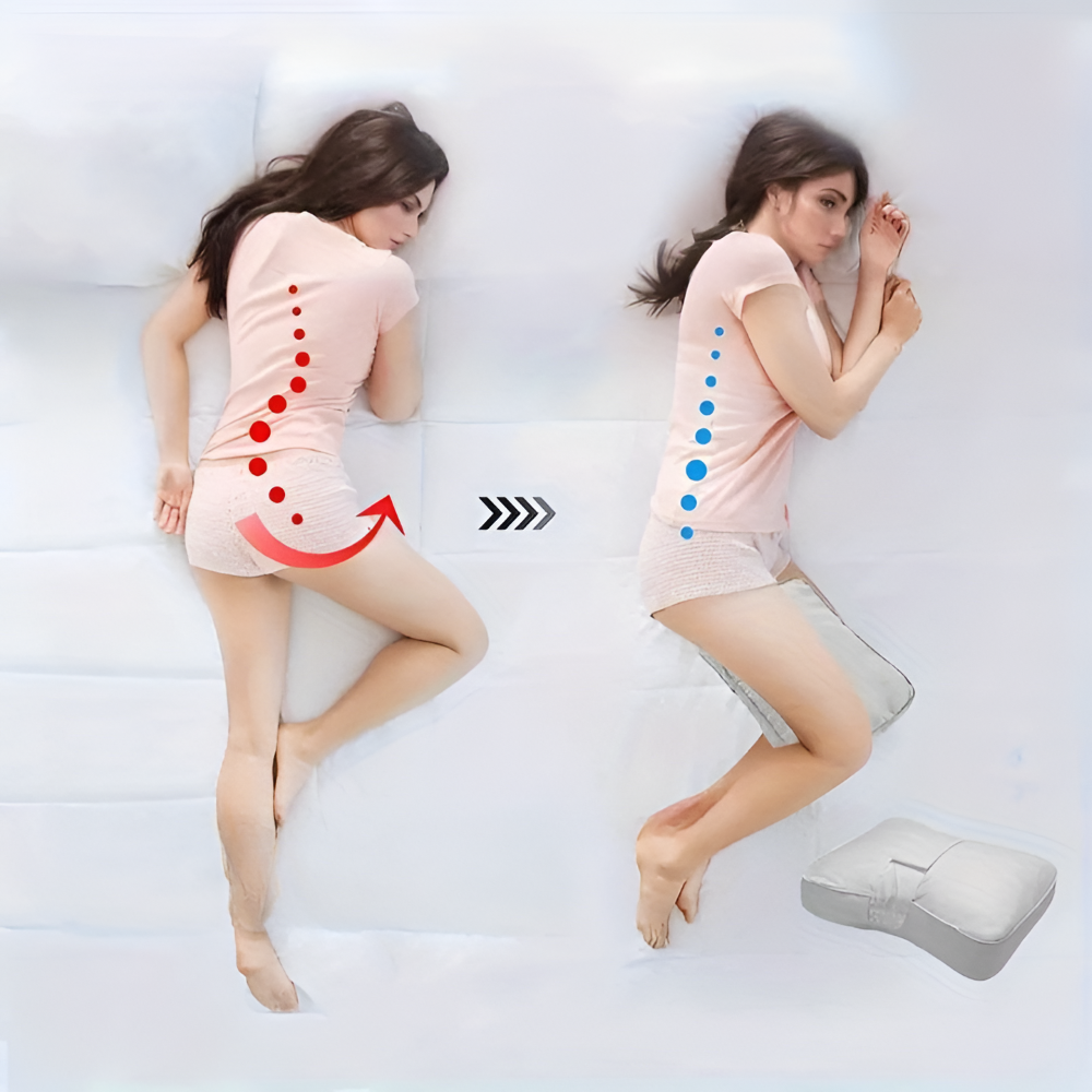 Memory Foam Knee Pillow – Better Sleep for Side Sleepers