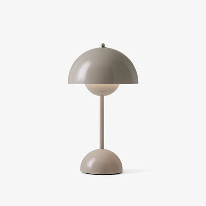 Dimmable LED Table Lamp with Battery – Mushroom Shape Design