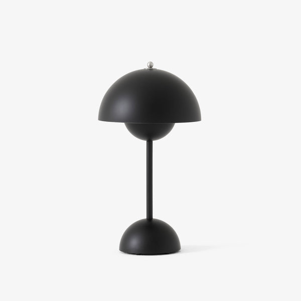 Dimmable LED Table Lamp with Battery – Mushroom Shape Design
