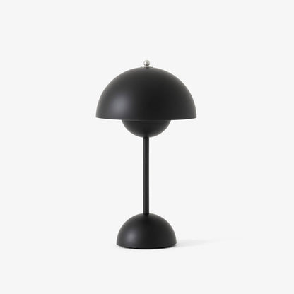 Dimmable LED Table Lamp with Battery – Mushroom Shape Design