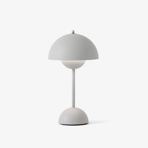 Dimmable LED Table Lamp with Battery – Mushroom Shape Design