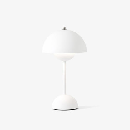 Dimmable LED Table Lamp with Battery – Mushroom Shape Design